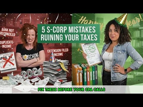 The Great S Corp Clean-Up 5 Things To Fix Before Filing