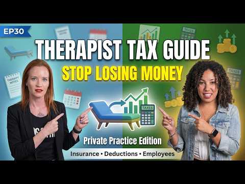 Therapist Tax Planning: Running a Profitable Private Practice