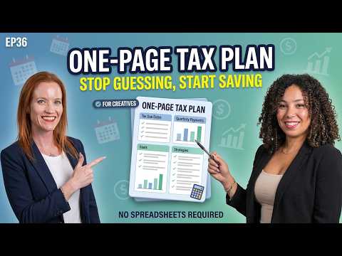 How Do Creatives Save on Taxes? The One-Page Plan You'll Love!